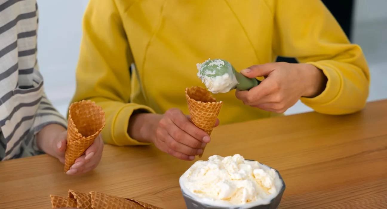 homemade vanilla ice cream