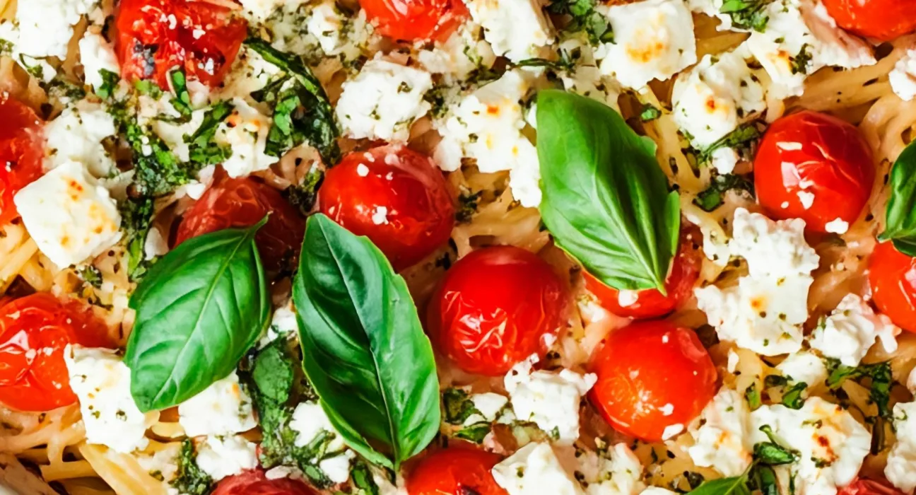 Baked feta pasta