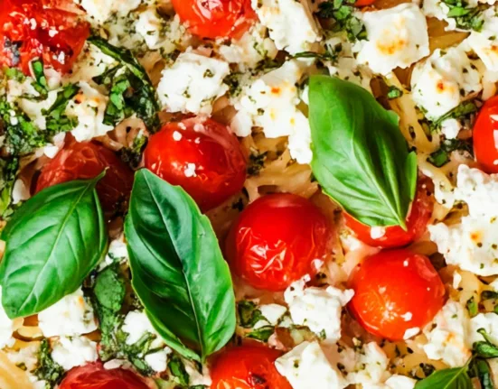 Baked feta pasta