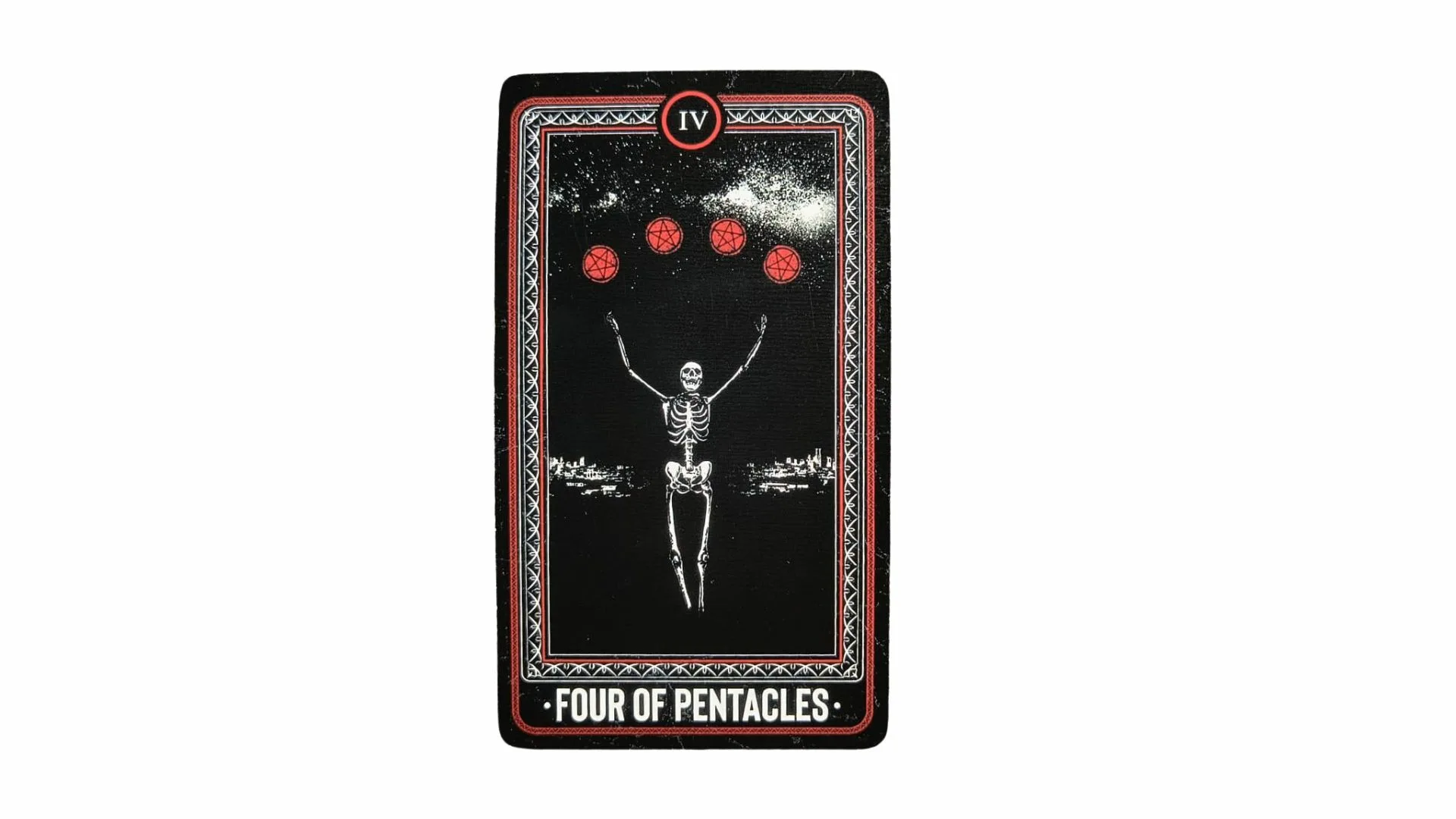 Tarot card 4 of Pentacles